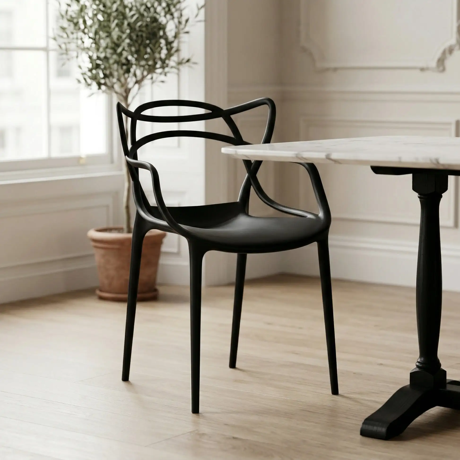 Black masters chair