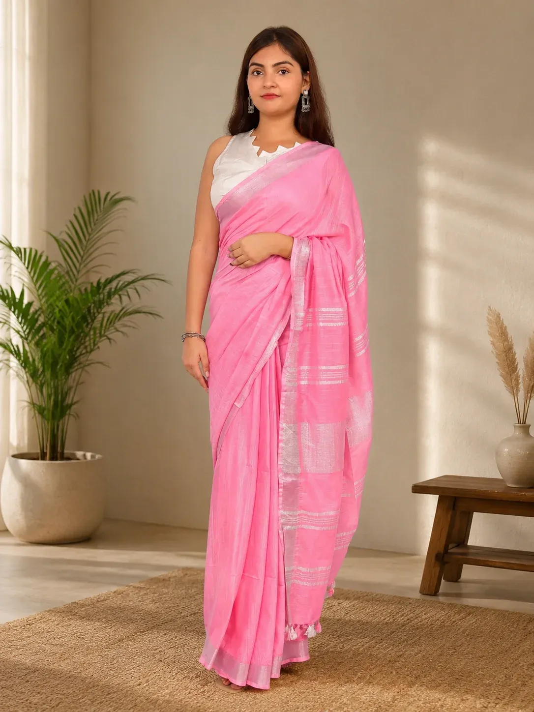 khadi cotton saree